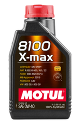Motul 1L Synthetic Engine Oil 8100 0W40 X-MAX - Porsche A40