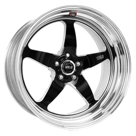 Weld S71 20x7 / 5x4.5 BP / 4.3in. BS Black Wheel (High Pad) - Non-Beadlock - RPL Performance