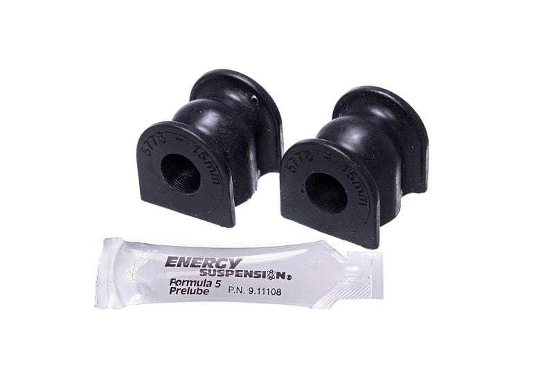 Energy Suspension 04-05 Acura TSX Black 15mm Rear Sway Bar Bushing Set - RPL Performance