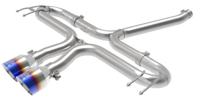 aFe Takeda 2-1/2in 304 SS Axle-Back Exhaust w/Blue Flame Tips 17-20 Honda Civic Sport L4-1.5L (t) - RPL Performance