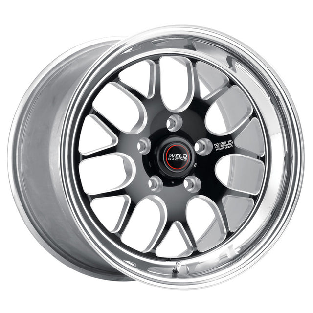 Weld S77 18x10 / 5x4.5 BP / 7.1in. BS Black Wheel (High Pad) - Non-Beadlock - RPL Performance