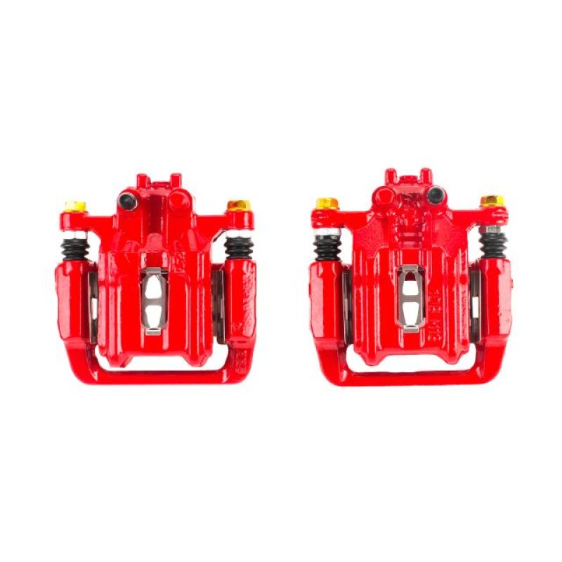 Power Stop 07-11 Honda CR-V Rear Red Calipers w/Brackets - Pair - RPL Performance