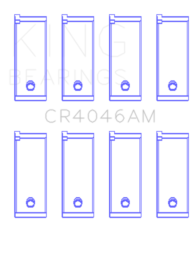 King Acura D16A1 (Size STD) Rod Bearing Set (Size +0.75) - RPL Performance