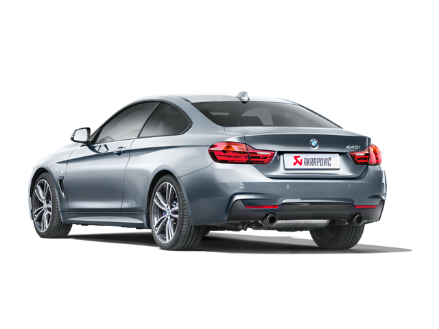 Akrapovic 16-17 BMW 340i (F30 F31) Evolution Line Cat Back (SS) w/ Carbon Tips (Req. Link Pipe) - RPL Performance