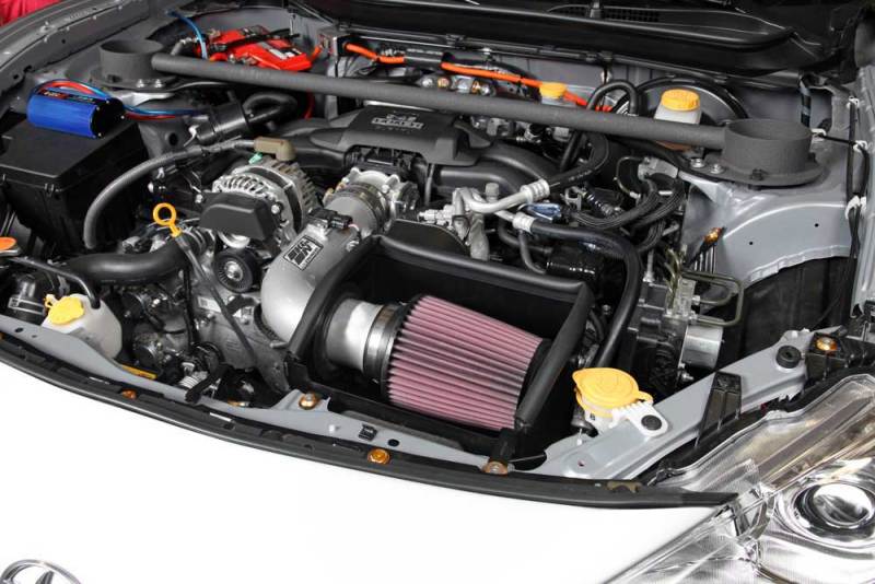 K&N 13 Subaru BRZ 2.0L / 13 Scion FR-S 2.0L Silver 69 Series Typhoon Intake - RPL Performance