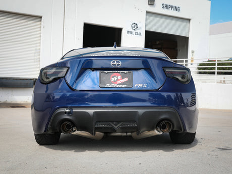 aFe Takeda Exhaust Axle-Back 13-15 Scion FRS / Subaru BRZ 304SS Carbon Fiber Dual Tips Exhaust - RPL Performance