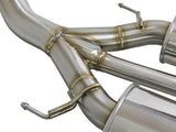 aFe POWER Takeda 2-1/2in to 2-1/4in 304SS Catback Dual-Exit Exhaust 17+ Honda Civic Type R w/CF Tips - RPL Performance