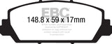 EBC 12+ Acura RDX 3.5 Yellowstuff Front Brake Pads - RPL Performance