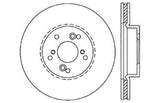 StopTech 99-08 Acura TL (STD Caliber) / 01-03 CL / 04-09 TSX Cross Drilled Right Front Rotor