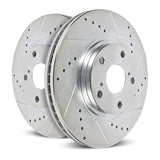 Power Stop 97-98 Acura Integra Front Evolution Drilled & Slotted Rotors - Pair - RPL Performance