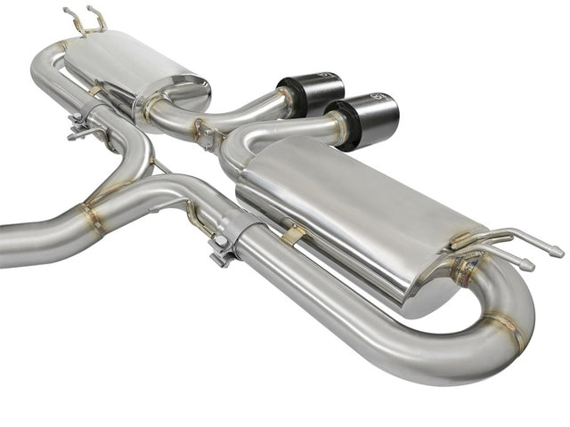 aFe Takeda 3in 304 SS Cat-Back Exhaust w/ Dual Center Black Tips 17+ Honda Civic Si (2dr) I4 1.5L - RPL Performance