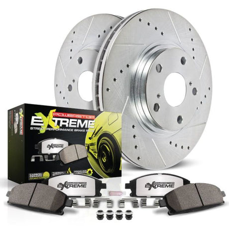 Power Stop 03-07 Honda Accord Front Z26 Street Warrior Brake Kit