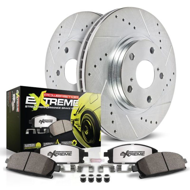 Power Stop 01-03 BMW 525i Rear Z26 Street Warrior Brake Kit - RPL Performance