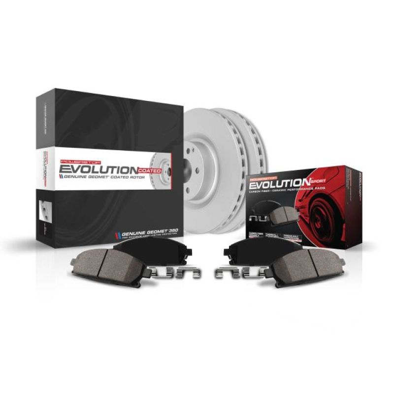 Power Stop 1995 BMW 740i Front Z23 Evolution Sport Coated Brake Kit - RPL Performance