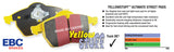 EBC 08+ Volvo XC60 3.0 Turbo Yellowstuff Front Brake Pads - RPL Performance