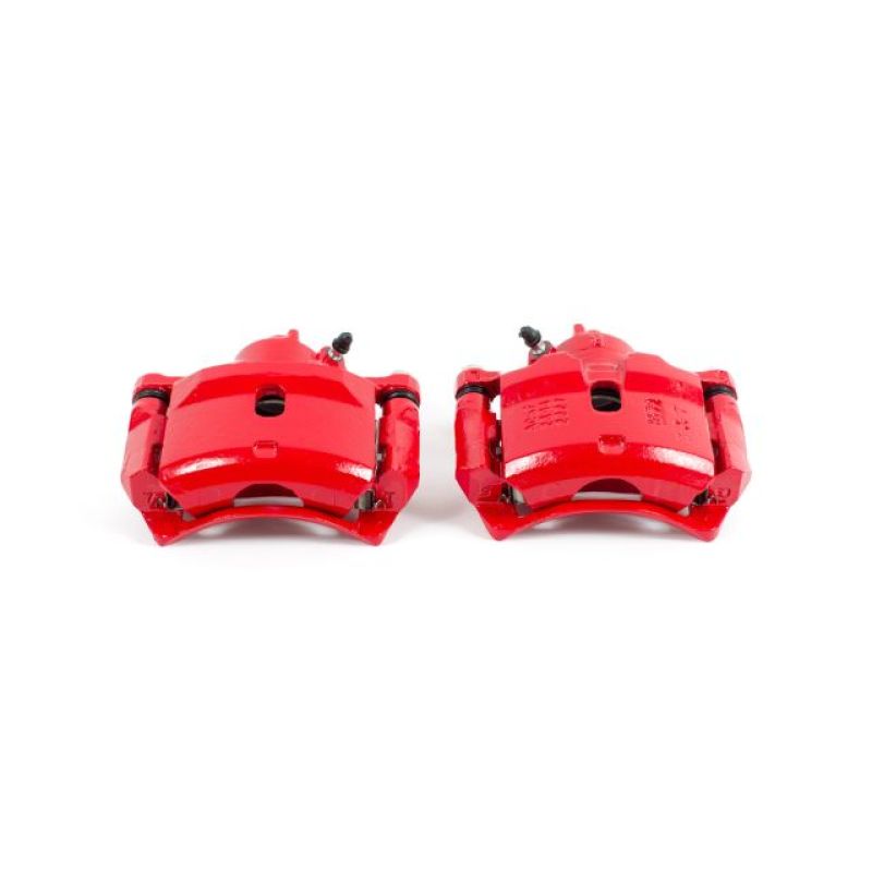 Power Stop 97-99 Acura CL Front Red Calipers w/Brackets - Pair - RPL Performance