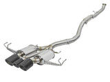 aFe POWER Takeda 2-1/2in to 2-1/4in 304SS Catback Dual-Exit Exhaust 17+ Honda Civic Type R w/CF Tips - RPL Performance