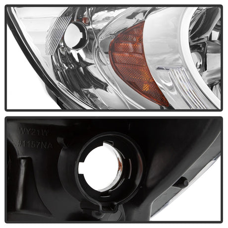 xTune 04-05 Honda Civic (Excl Hatchback/Si) OEM Style Headlights - Chrome (HD-JH-HC04-4D-AM-C) - RPL Performance