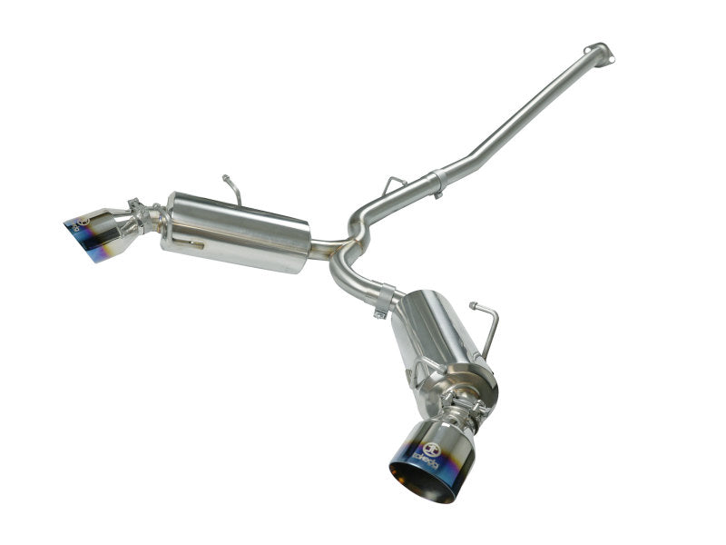 aFe Takeda Exhaust Axle-Back 13-15 Scion FRS / Subaru BRZ 304SS Blue Flame Dual Tips Exhaust - RPL Performance