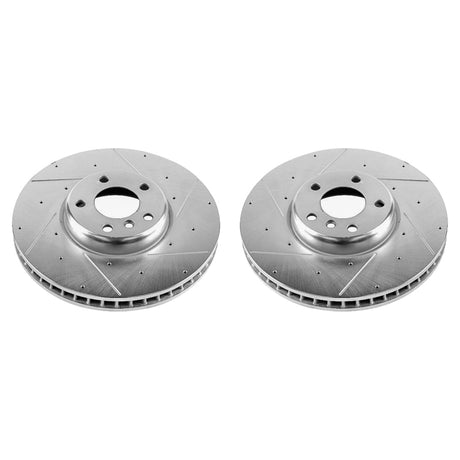 Power Stop 10-17 BMW 535i GT Front Evolution Drilled & Slotted Rotors - Pair