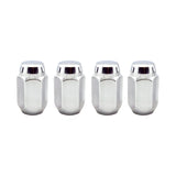 McGard Hex Lug Nut (Cone Seat) M12X1.5 / 13/16 Hex / 1.5in. Length (4-Pack) - Chrome - RPL Performance