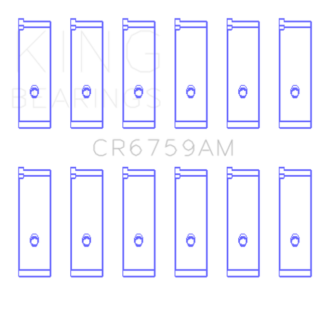 King Honda C32A / C35A Connecting Rod Bearing Set - RPL Performance