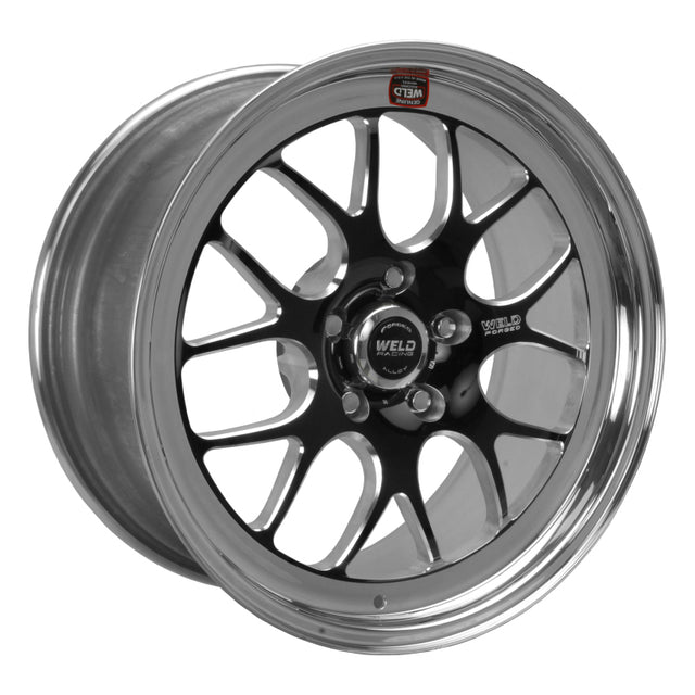 Weld S77 18x10 / 5x4.5 BP / 7.1in. BS Black Wheel (High Pad) - Non-Beadlock - RPL Performance