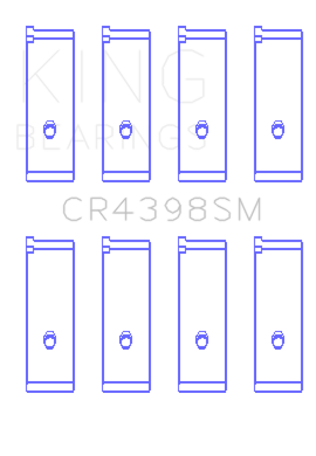 King Honda L13A4/L15A (Size 0.25) Connecting Rod Bearing Set - RPL Performance