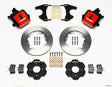 Wilwood Combination Parking Brake Rear Kit 11.00in Red Civic / Integra Drum 2.46 Hub Offset - RPL Performance