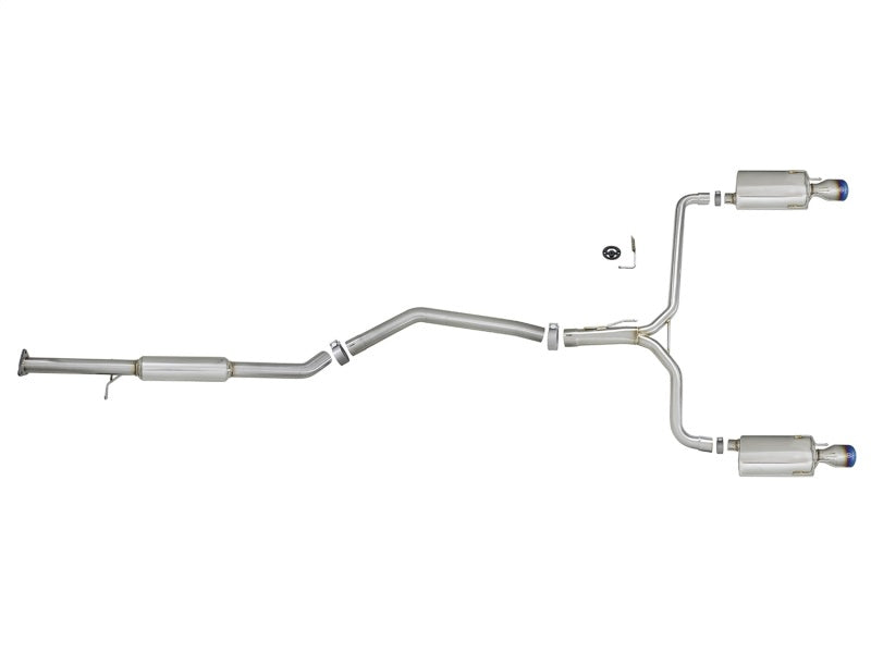 aFe Takeda 2.5-1.75in 304 SS Cat-Back Exhaust System 13-17 Honda Accord LX / EX / EX-L L4-2.4L - RPL Performance