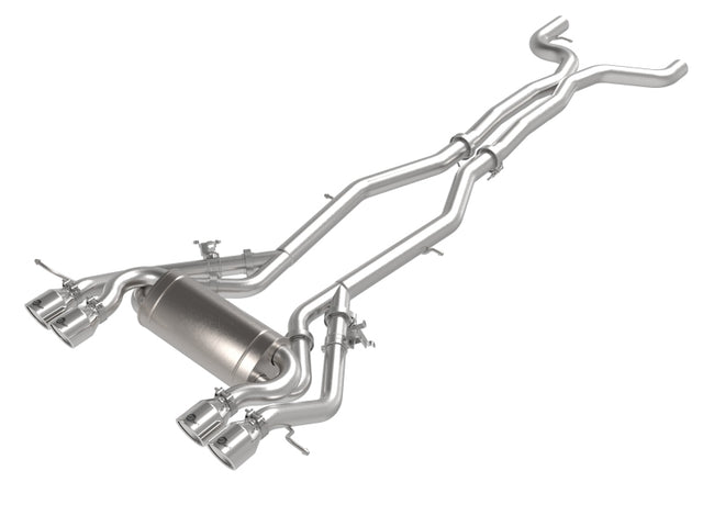 aFe MACHForce XP Exhausts Cat-Back SS 21 BMW M2 Competition L6-3.0L w/Polished Tips - RPL Performance