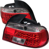 Spyder BMW E39 5-Series 97-00 LED Tail Lights Red Clear ALT-YD-BE3997-LED-RC - RPL Performance