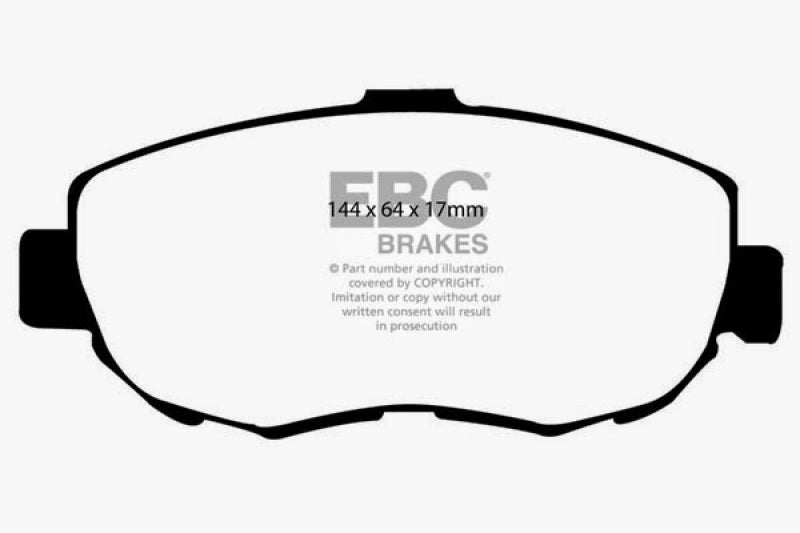 EBC 93-97 Lexus GS300 3.0 Yellowstuff Front Brake Pads - RPL Performance