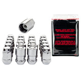 McGard 5 Lug Hex Install Kit w/Locks (Cone Seat Nut / Bulge) M12X1.5 / 3/4 Hex / 1.45in L - Chrome - RPL Performance