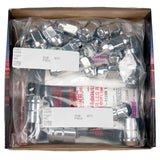 McGard 5 Lug Hex Install Kit w/Locks (Cone Seat Nut / Bulge) M12X1.5 / 3/4 Hex / 1.45in L - Chrome - RPL Performance