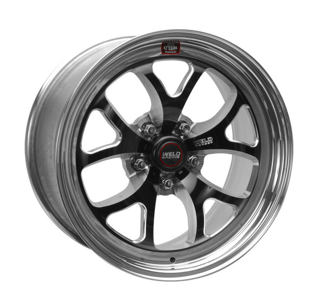 Weld S76 17x5 / 5x4.5 BP / 2.2in. BS Black Wheel (High Pad) - Non-Beadlock - RPL Performance