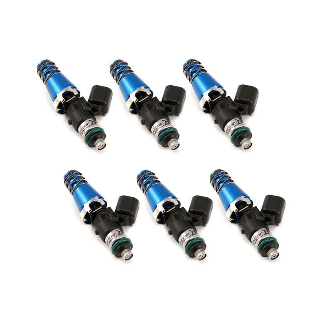 Injector Dynamics 1340cc Injectors - 60mm Length - 11mm Blue Top - 14mm Lower O-Ring (Set of 6) - RPL Performance