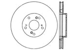 StopTech 06-08 Honda Civic Si Cross Drilled Left Front Rotor