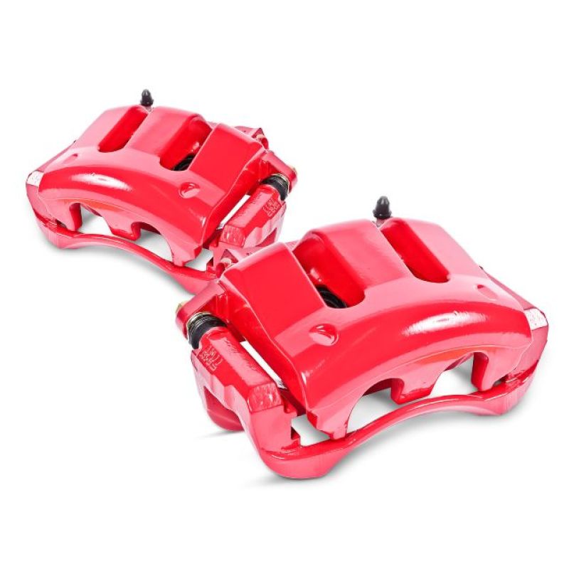 Power Stop 10-15 BMW 550i GT Front Red Calipers w/Brackets - Pair - RPL Performance