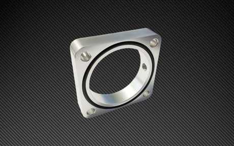 Torque Solution Throttle Body Spacer 2013+ Subaru BRZ/Scion FR-S - Silver - RPL Performance