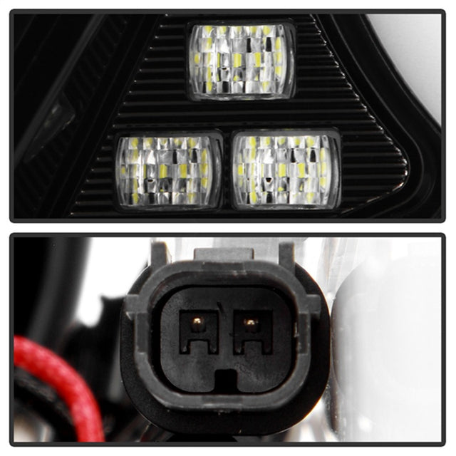 Spyder 16-19 Honda Civic 5 Door Hatchback Light Bar LED Tail Lights - Black Chrome(ALT-YD-HC16HB-BC) - RPL Performance