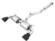 AWE Subaru BRZ/ Toyota GR86/ Toyota 86 Touring Edition Cat-Back Exhaust- Diamond Black Tips - RPL Performance