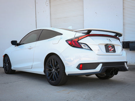 aFe Takeda 2.5in 304SS Cat-Back Exhaust System 17-20 Honda Civic SI Coupe L4-1.5L (t) - Black Tip - RPL Performance