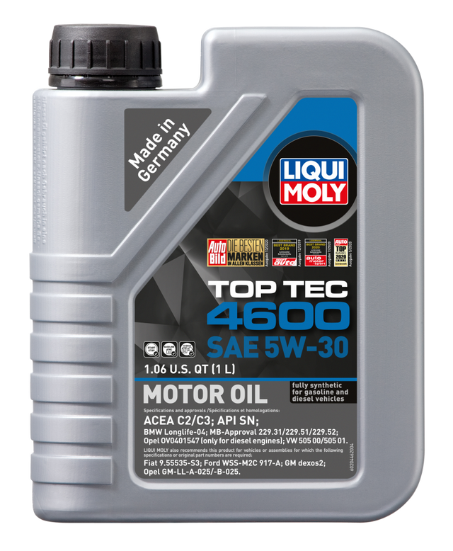 LIQUI MOLY 1L Top Tec 4600 Motor Oil SAE 5W30 - RPL Performance
