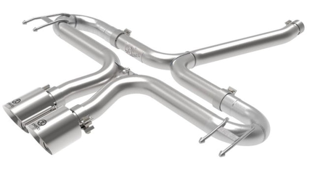 aFe Takeda 2-1/2in 304 SS Axle-Back Exhaust w/Polished Tips 17-20 Honda Civic Sport L4-1.5L (t) - RPL Performance