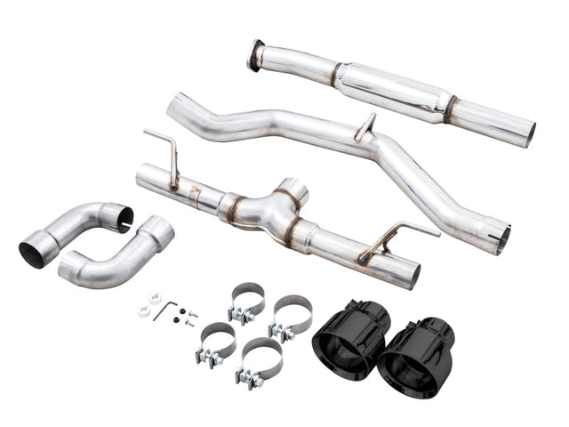 AWE Subaru BRZ / Toyota GR86 / Toyota 86 Track Edition Cat-Back Exhaust- Diamond Black Tips - RPL Performance