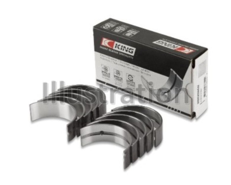 King Honda 91CI/1.5L D15A2/D15A3/D15B1/D15B2/D15B7/D15B8/D15Z1 (Size +0.25) Main Bearing Set - RPL Performance