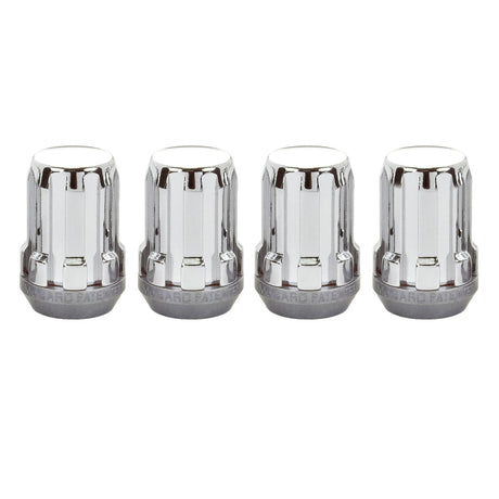 McGard SplineDrive Lug Nut (Cone Seat) M12X1.5 / 1.24in. Length (4-Pack) - Chrome (Req. Tool) - RPL Performance