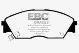 EBC 90-92 Honda Civic CRX 1.6 Si Yellowstuff Front Brake Pads - RPL Performance