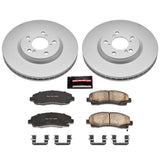 Power Stop 06-11 Honda Ridgeline Front Z17 Evolution Geomet Coated Brake Kit - RPL Performance